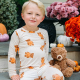 In My Jammers Gingham Little Boo Bear Two Piece Set