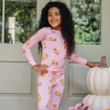 In My Jammers Polka Dot Little Boo Bear Two Piece Set