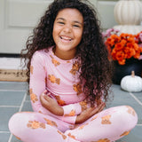 In My Jammers Polka Dot Little Boo Bear Two Piece Set