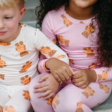 In My Jammers Polka Dot Little Boo Bear Two Piece Set