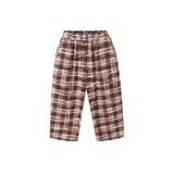 Rylee + Cru Palmer Pant Burgundy Plaid