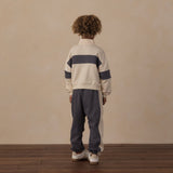 Rylee + Cru Panel Stripe Half Zip Outdoor Club
