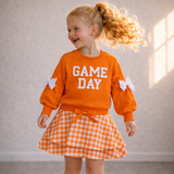 Be Girl Game Day Crewneck Orange