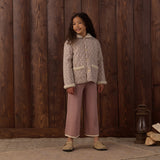 Rylee + Cru Pointelle Knit Pant Rosewood