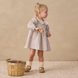 Quincy Mae Callie Dress Blue Gingham