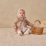 Quincy Mae Eden Romper Blue Gingham