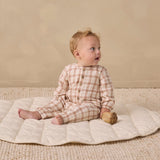 Quincy Mae Woven Jumpsuit Rustic Plaid