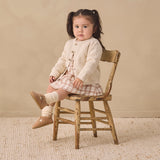 Quincy Mae V Smocked Dress Rustic Plaid