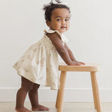 Quincy Mae Smocked Jersey Dress Puppies
