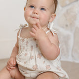 Quincy Mae Betty Romper Garden Rose