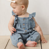 Quincy Mae Nova Romper Chambray