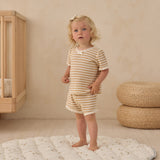 Quincy Mae Ruby Set Butterscotch Stripe