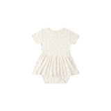 Quincy Mae Pointelle Skirted Bodysuit Petit Fleur