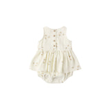 Quincy Mae Skirted Tank Romper Birds