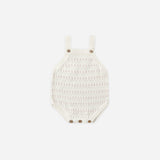 Quincy Mae Tatum Romper Ivory