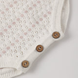 Quincy Mae Tatum Romper Ivory