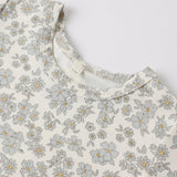 Quincy Mae Bamboo Short Sleeve Pajama Set Blue Floral
