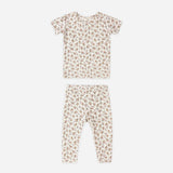 Quincy Mae Bamboo Short Sleeve Pajama Set Wildflower