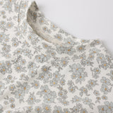 Quincy Mae Bamboo Floral Babydoll Dress Blue Floral