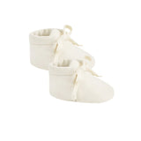 Quincy Mae Soft Baby Booties Ivory