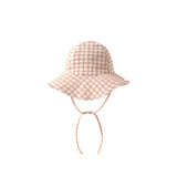 Quincy Mae Sun Hat Melon Check