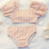 Quincy Mae Zippy Two Piece Melon Check