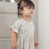 Quincy Mae Bamboo Floral Babydoll Dress Blue Floral
