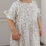 Quincy Mae Bamboo Floral Babydoll Dress Blue Floral