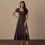 Rylee + Cru Teen Lana Dress Midnight Plaid