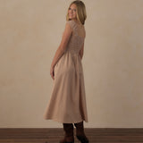 Rylee + Cru Teen Jess Dress Fawn Gingham
