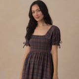Rylee + Cru Women's Dallas Dress Midnight Plaid