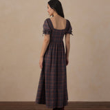 Rylee + Cru Women's Dallas Dress Midnight Plaid