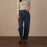 Rylee + Cru Women's Barrel Pant Indigo