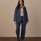 Rylee + Cru Women's Barrel Pant Indigo