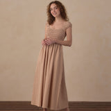 Rylee + Cru Women's Jess Dress Fawn Gingham