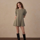 Rylee + Cru Women's Levi Mini Dress Dark Sage