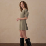 Rylee + Cru Women's Levi Mini Dress Dark Sage