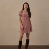 Rylee + Cru Teen Zoe Dress Vintage Plaid