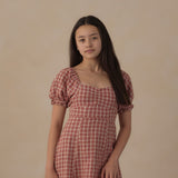 Rylee + Cru Teen Zoe Dress Vintage Plaid