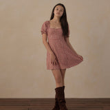 Rylee + Cru Teen Zoe Dress Vintage Plaid