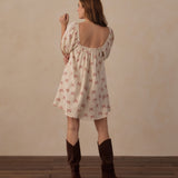 Rylee + Cru Women's Sabrina Mini Dress Peppermint Bows