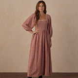 Rylee + Cru Women's Della Dress Vintage Plaid