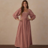 Rylee + Cru Women's Della Dress Vintage Plaid