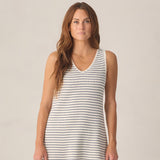 Rylee + Cru Women's Crochet Tank Mini Dress Marine Stripe