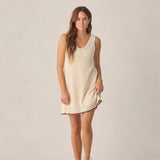 Rylee + Cru Women's Crochet Tank Mini Dress Natural