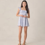 Rylee + Cru Bianca Mini Dress Periwinkle Teen