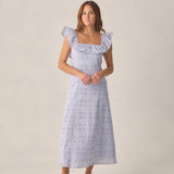 Rylee + Cru Bianca Dress Periwinkle Womens