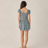 Rylee + Cru Teen Alex Dress Navy Floral