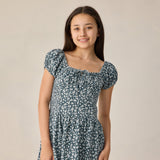 Rylee + Cru Teen Alex Dress Navy Floral