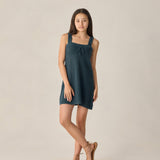 Rylee + Cru Teen Crochet Mini Dress Navy